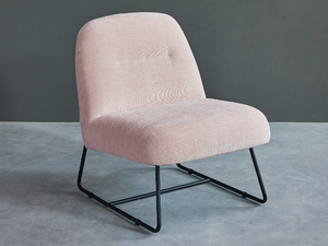 PUFFY - Sled base fabric easy chair _ grado design